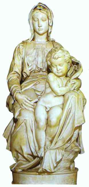 Michelangelo. Virgin and Child. c.1504