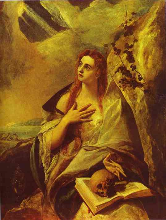 El Greco. St. Mary Magdalene. Oil on canvas