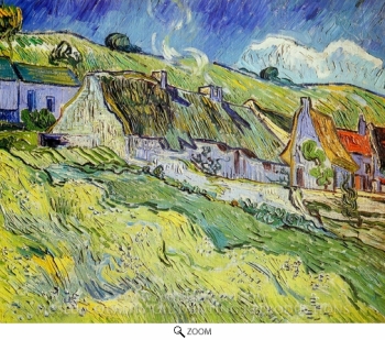Vincent Van Gogh - A Group of Cottages (1890)
