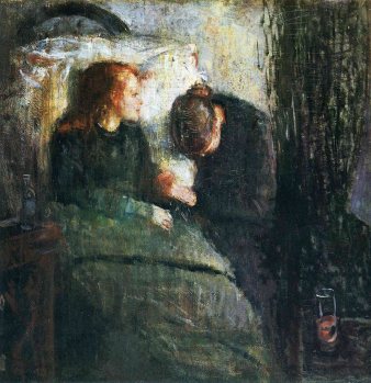 The Sick Child, 1885 by Edvard Munch